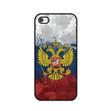 Russian / American / British flag national emblem phone Hard Plastic Case Cover For iphone 4s 5s se/6/6plus/7 7plus 8 8plus x