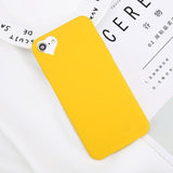Lovebay Phone Case For iPhone 6 6s 7 8 Plus 5 5s SE Fashion Candy Solid Color Love Heart Soft Silicone For iPhone X Phone Case