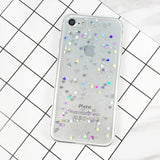Luxury Bling Glitter Case for iPhone 7 Case For iPhone 8 7 6 6S Plus 5 5S 5SE X Back Cover Love Heart Soft Silicone Phone Cases