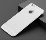 THREE-DIAO Cases For iPhone 5 5s 6 6s 6Plus Phone Case Luxury Frosted silicone soft Back Cover for iPhone X 7 8 Plus 7Plus Coque