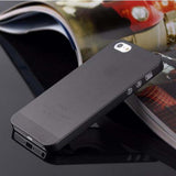 Case For Case On iphone 5s Ultra Thin Slim Black Blue red Matte Candy Colors Phone Case Cover Fundas Coque For iphone 5 5S SE