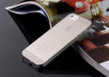 Case For Case On iphone 5s Ultra Thin Slim Black Blue red Matte Candy Colors Phone Case Cover Fundas Coque For iphone 5 5S SE
