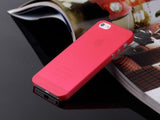 Case For Case On iphone 5s Ultra Thin Slim Black Blue red Matte Candy Colors Phone Case Cover Fundas Coque For iphone 5 5S SE