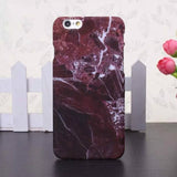 Luxury Retro Marble Pattern Case For Samsung Galaxy S7 Edge S8 S9 Plus Note 8 Hard PC Back Cases For iPhone 5 5S 6S 7 8 Plus X