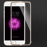 3D Aluminum alloy Tempered glass on iphone 6 6S 7 8 Plus Full Cover Screen Protector Coverage Glass for iPhone 5 5S SE 5C 6 7 8