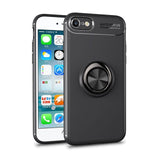 Cover Case for iPhone XR XS 5 6 7 8 X TPU Hidden Kickstand with Car Magnet Case for Apple iPhone 6 7 8 Plus XS MAX Cover Fundas
