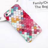 Lovebay Phone Case For iPhone 6 6s 7 8 Plus X XR XS Max 5 5s SE Cartoon Leaf Flower Geometry Pineapple Hard PC For iPhone X Case