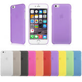 Ultra Slim Phone Case For iPhone 6 6s 7 8 6S Plus Phone Cases Candy Color Hard PC For iPhone 5 5S SE Back Cover Coque X S MAX