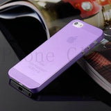 Ultra Slim Phone Case For iPhone 6 6s 7 8 6S Plus Phone Cases Candy Color Hard PC For iPhone 5 5S SE Back Cover Coque X S MAX