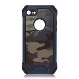 Boucho Army Military Camouflage Armor Shockproof Phone Case For iPhone XS Max XR 5 5S SE 6 6S 7 8 Plus X Dual Layer TPU Cover