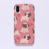 TOMOCOMO Funny French Bulldog Puppy Cartoon Hard PC Phone Case Fundas Coque For iphone 7 7Plus 6 6S 6Plus 8 8Plus X SAMSUNG