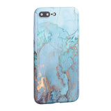 360 Degrees Flower Marble Stone Painted Full Protection Case For iPhone X Xs Max XR 8 7 6 6S Plus 5S SE Hard Plastic Phone Cover
