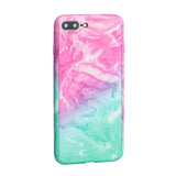 360 Degrees Flower Marble Stone Painted Full Protection Case For iPhone X Xs Max XR 8 7 6 6S Plus 5S SE Hard Plastic Phone Cover