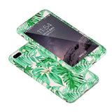 360 Degrees Flower Marble Stone Painted Full Protection Case For iPhone X Xs Max XR 8 7 6 6S Plus 5S SE Hard Plastic Phone Cover