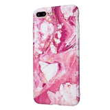 360 Degrees Flower Marble Stone Painted Full Protection Case For iPhone X Xs Max XR 8 7 6 6S Plus 5S SE Hard Plastic Phone Cover