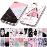 Marble Soft TPU IMD Silicone Case For iPhone XS Max XR X 4 4S 5 5C 5S SE 6 6S 7 8 Plus Fundas Coque For iPod Touch 5 6 Cover B02