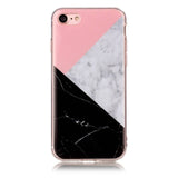 Marble Soft TPU IMD Silicone Case For iPhone XS Max XR X 4 4S 5 5C 5S SE 6 6S 7 8 Plus Fundas Coque For iPod Touch 5 6 Cover B02