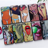 THREE-DIAO Hard PC Matte Case for iphone 4 4S 5 5S SE Fashion Sexy Girls Cover Matte Phone Cases for iPhone 7 6s 6 8 4.7 inch