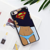 THREE-DIAO Hard PC Matte Case for iphone 4 4S 5 5S SE Fashion Sexy Girls Cover Matte Phone Cases for iPhone 7 6s 6 8 4.7 inch