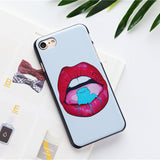THREE-DIAO Hard PC Matte Case for iphone 4 4S 5 5S SE Fashion Sexy Girls Cover Matte Phone Cases for iPhone 7 6s 6 8 4.7 inch