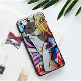 THREE-DIAO Hard PC Matte Case for iphone 4 4S 5 5S SE Fashion Sexy Girls Cover Matte Phone Cases for iPhone 7 6s 6 8 4.7 inch