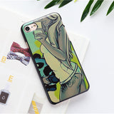 THREE-DIAO Hard PC Matte Case for iphone 4 4S 5 5S SE Fashion Sexy Girls Cover Matte Phone Cases for iPhone 7 6s 6 8 4.7 inch