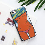 THREE-DIAO Hard PC Matte Case for iphone 4 4S 5 5S SE Fashion Sexy Girls Cover Matte Phone Cases for iPhone 7 6s 6 8 4.7 inch