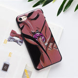 THREE-DIAO Hard PC Matte Case for iphone 4 4S 5 5S SE Fashion Sexy Girls Cover Matte Phone Cases for iPhone 7 6s 6 8 4.7 inch