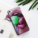 THREE-DIAO Hard PC Matte Case for iphone 4 4S 5 5S SE Fashion Sexy Girls Cover Matte Phone Cases for iPhone 7 6s 6 8 4.7 inch