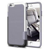 Hybrid PC & Silicone Shockproof Armor Case For iPhone X 8 7 6 6S Plus Cover Fashion Stitching Color Anti-Knonk Phone Cases Shell