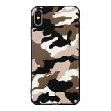 Boucho Army Military Camouflage Armor Shockproof Phone Case For iPhone XS Max XR 5 5S SE 6 6S 7 8 Plus X Dual Layer TPU Cover