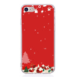 Soft TPU Silicone Phone Cases Coque Merry Christmas Santa Claus Happy New Year for iPhone 5 5S SE 6 6S 7 8 X Plus Coque Shell