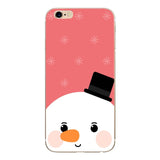 Soft TPU Silicone Phone Cases Coque Merry Christmas Santa Claus Happy New Year for iPhone 5 5S SE 6 6S 7 8 X Plus Coque Shell