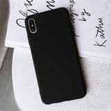 LACK Solid Color Silicone Couples Cases For iphone XR X XS Max 6 6S 7 8 Plus 11 11Pro Max Cute Candy Color Soft Simple Fashion Phone Case NEW