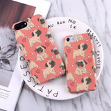 TOMOCOMO Funny French Bulldog Puppy Cartoon Hard PC Phone Case Fundas Coque For iphone 7 7Plus 6 6S 6Plus 8 8Plus X SAMSUNG