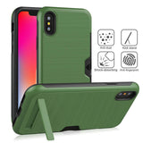 Ultra-thin Phone Cases For iPhone X XR XS XS Max PC + TPU case For iphone 6 6s 7 8 plus Kickstand Back Cover