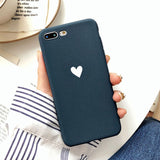 Zagter Love heart candy color Pattern Cover For iPhone 5 5S SE TPU Soft Silicone Cases For iPhone 8 7 6 6S X 11 XR MAX