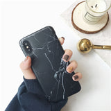 Moskado Phone Case For iPhone 6 6s 7 8 Plus Luxury Glossy Granite Stone Marble Texture Cover For iPhone 11 Pro X XS Max XR Shell