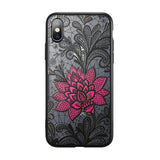 KISSCASE Case For iPhone XR 5S 5 Se 6 7 8 Plus Luxury Lace Flower Back Case For iPhone 11 Pro 11 Pro max  XS Max XR X Capinhas